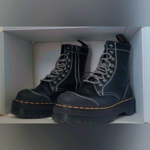 Dr Martins Moreno Combat Platform Boot